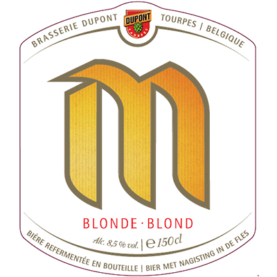 5410702000140 Moinette Blonde - 150cl Bier met nagisting in de fles Sticker Front